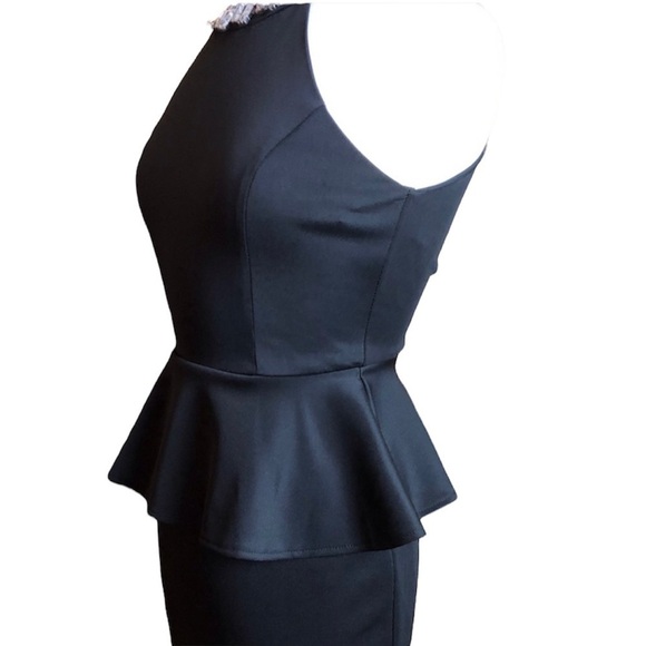 Bisou Bisou Rhinestone Halter cocktail dress,EUC - Picture 3 of 11